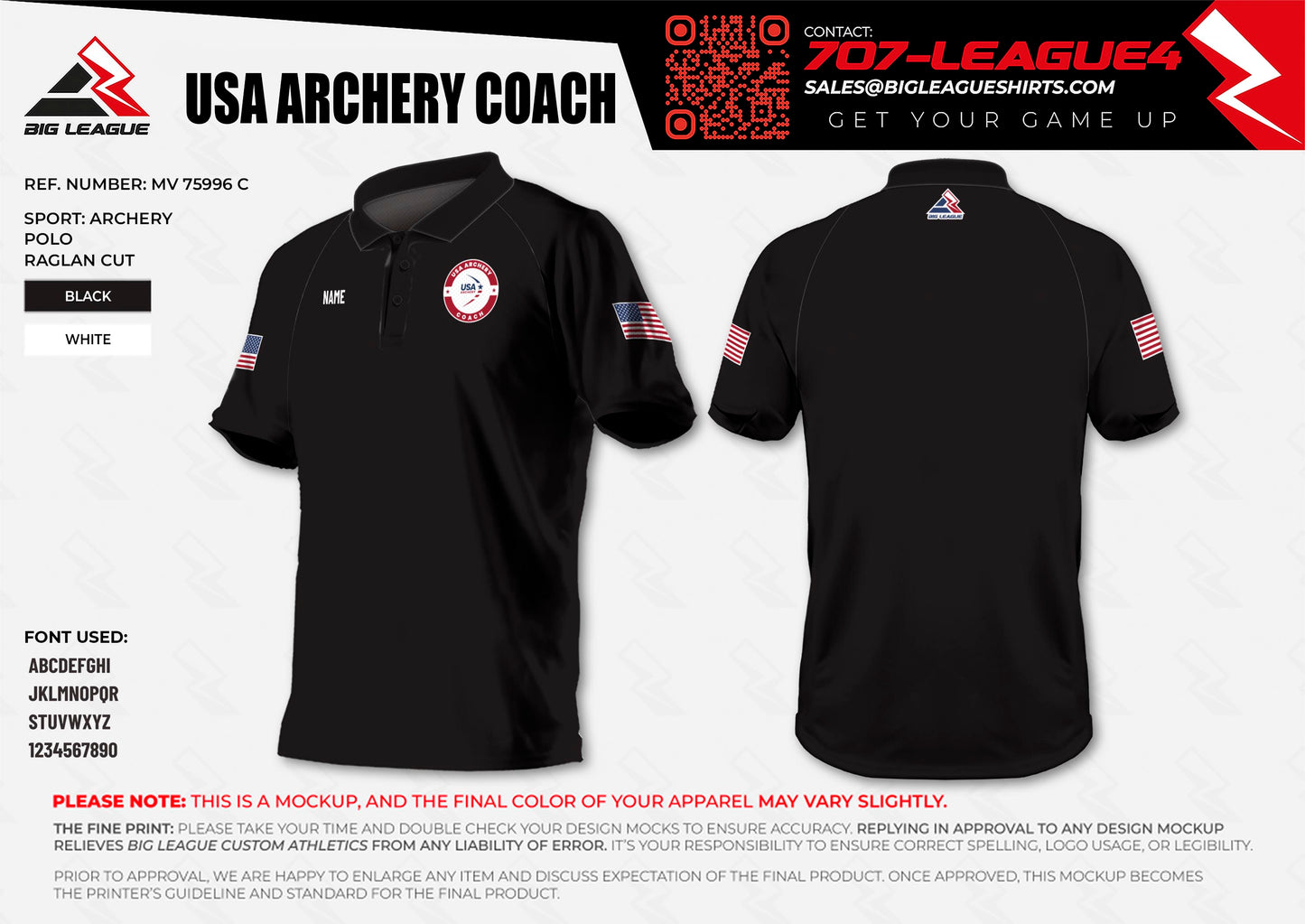 2026 USA Archery - Coach Polo