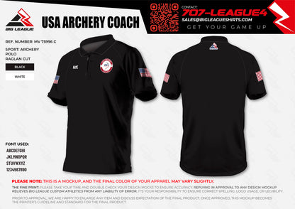 2026 USA Archery - Coach Polo