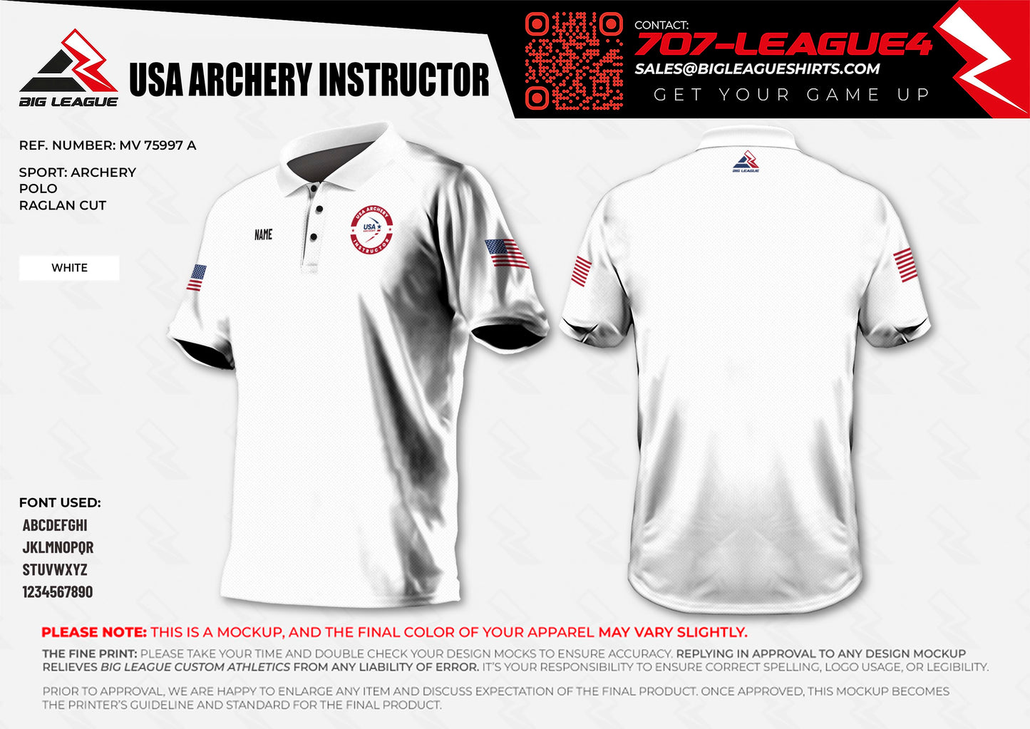 2026 USA Archery - Instructor Polo