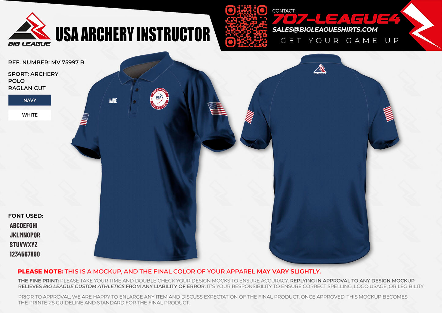 2026 USA Archery - Instructor Polo