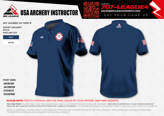 2026 USA Archery - Instructor Polo