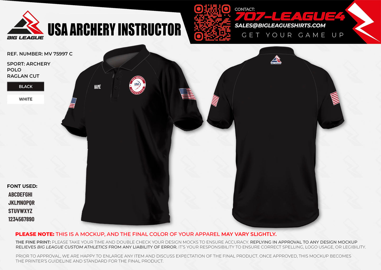 2026 USA Archery - Instructor Polo