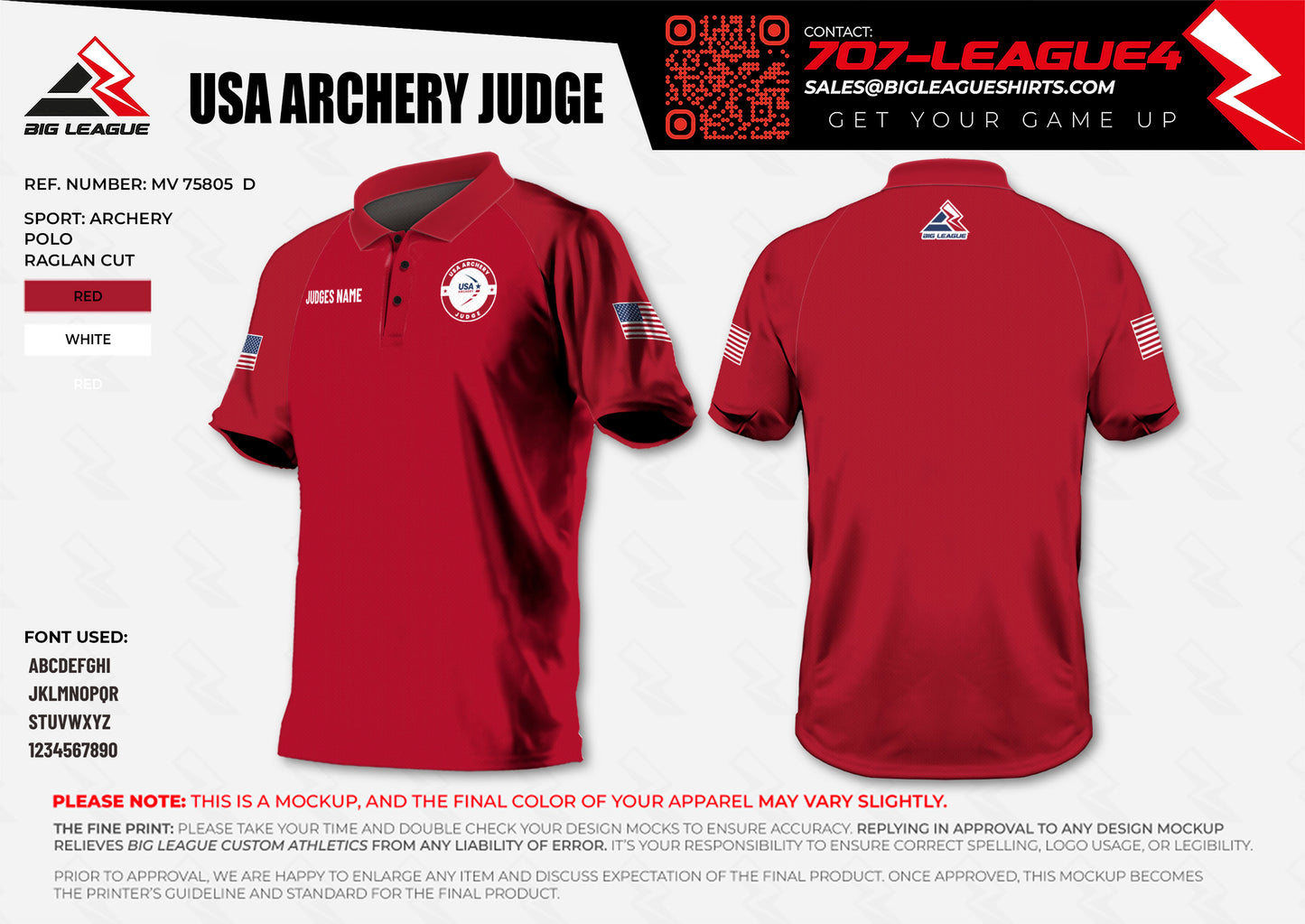 2026 USA Archery - Judge Polo