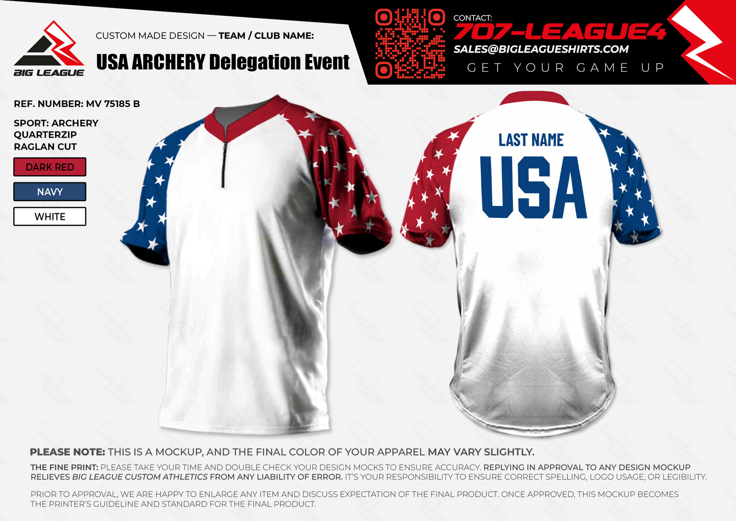 2026 USA Archery -- Delegation Event - White Jersey (Free)