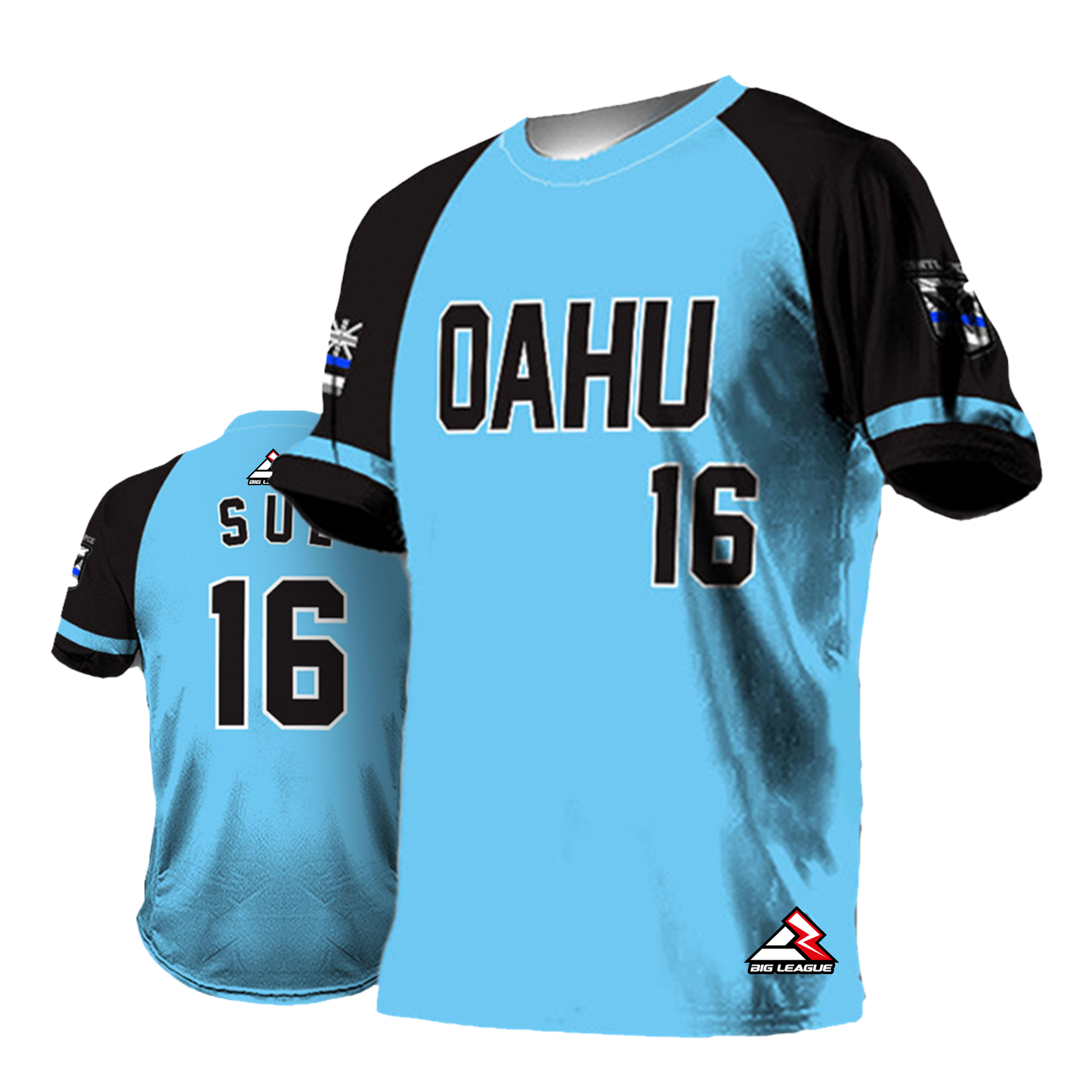 Waipahu Aja - Black Sleeve - Baseball
