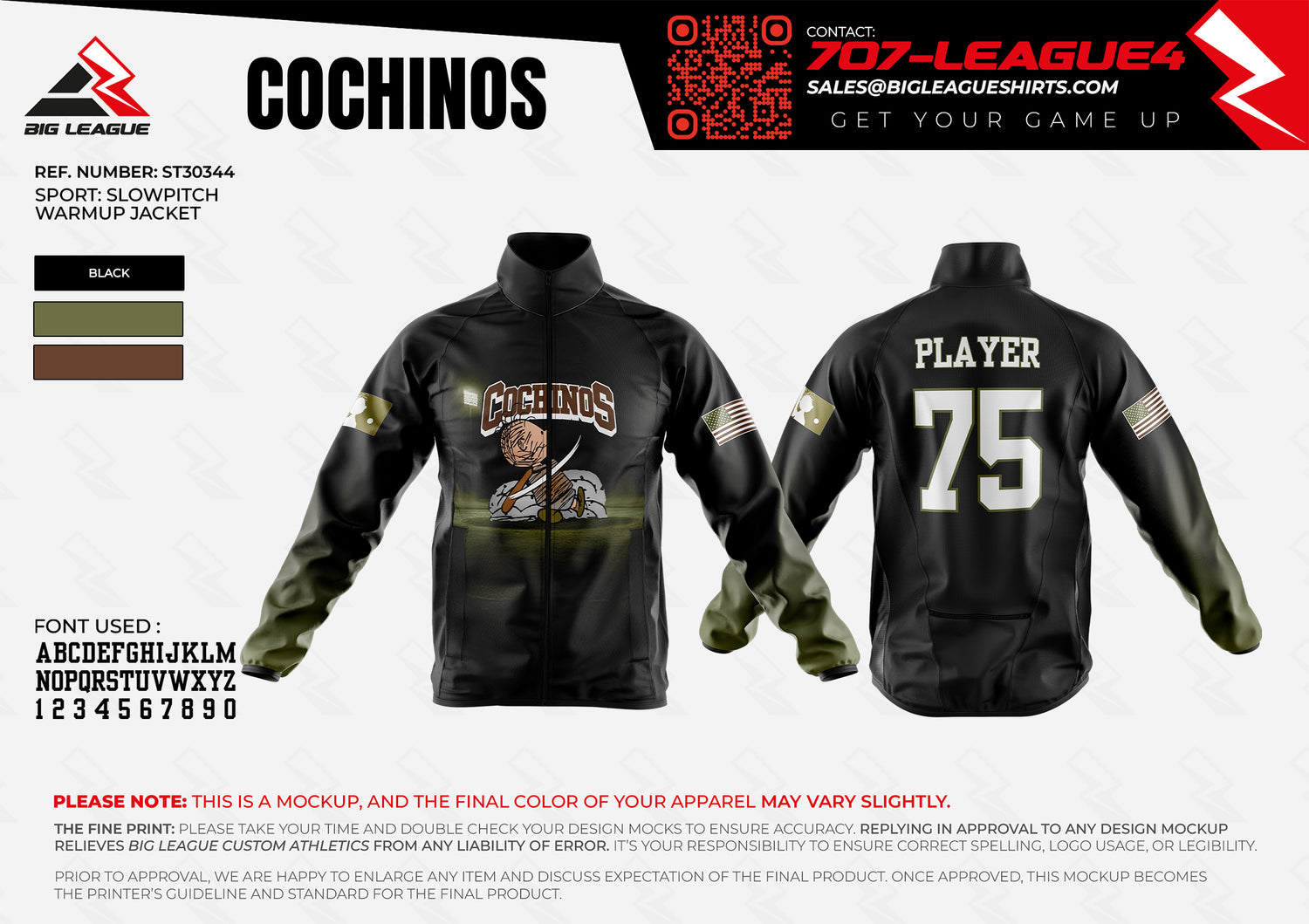 Warm Up Jackets / Black