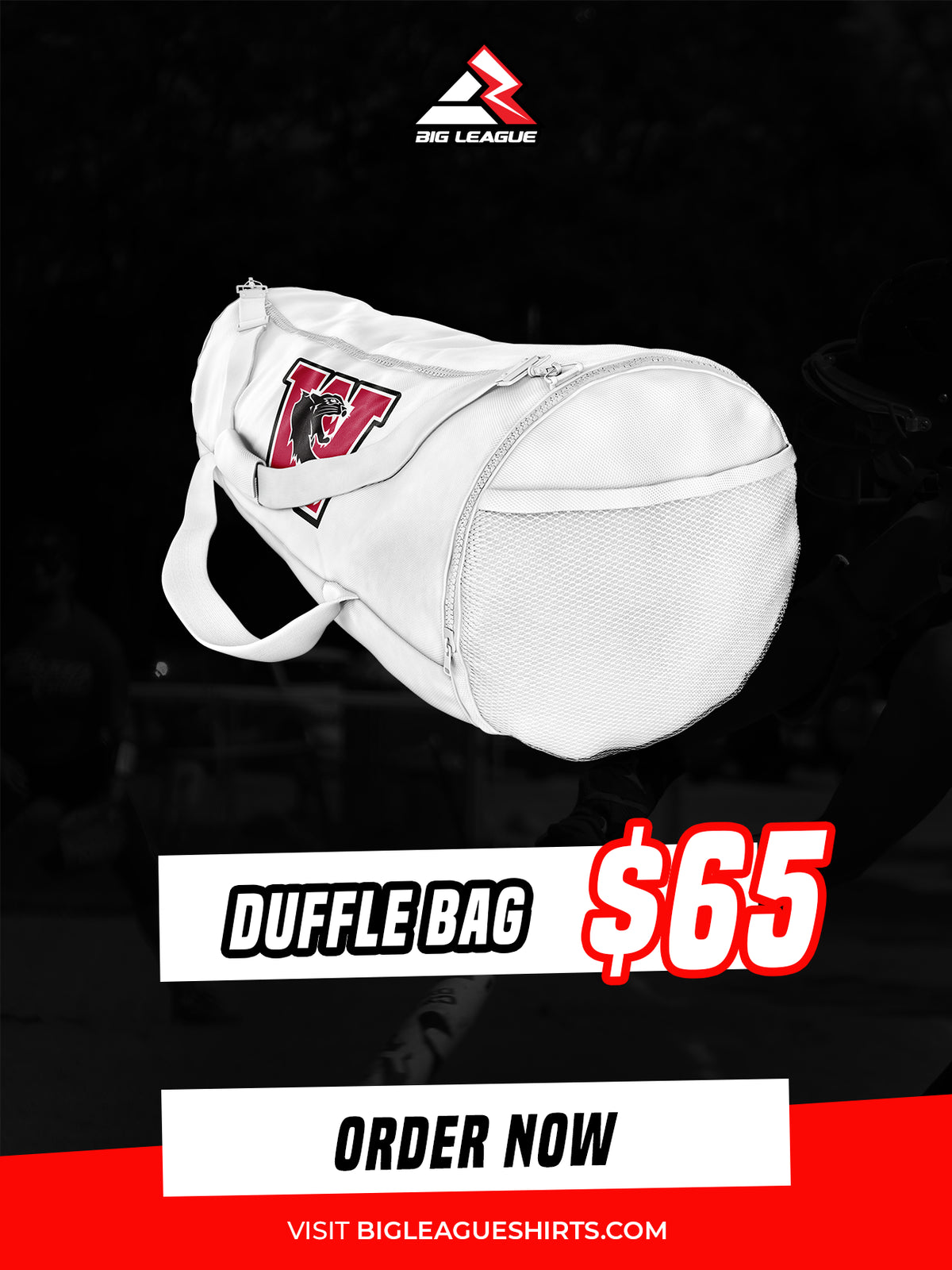 Duffle Bag (minimum of 7) / White