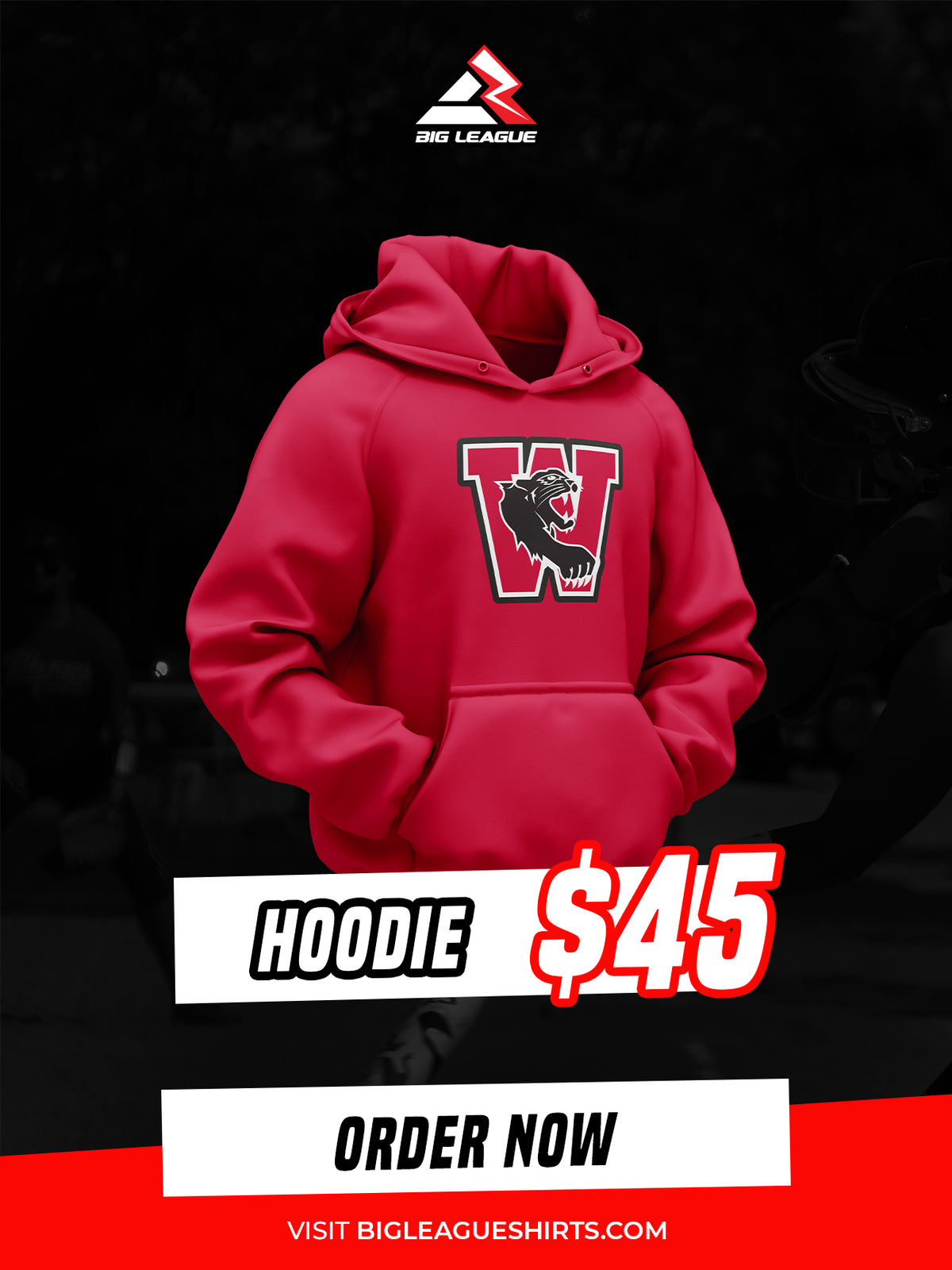 Hoodie / Maroon