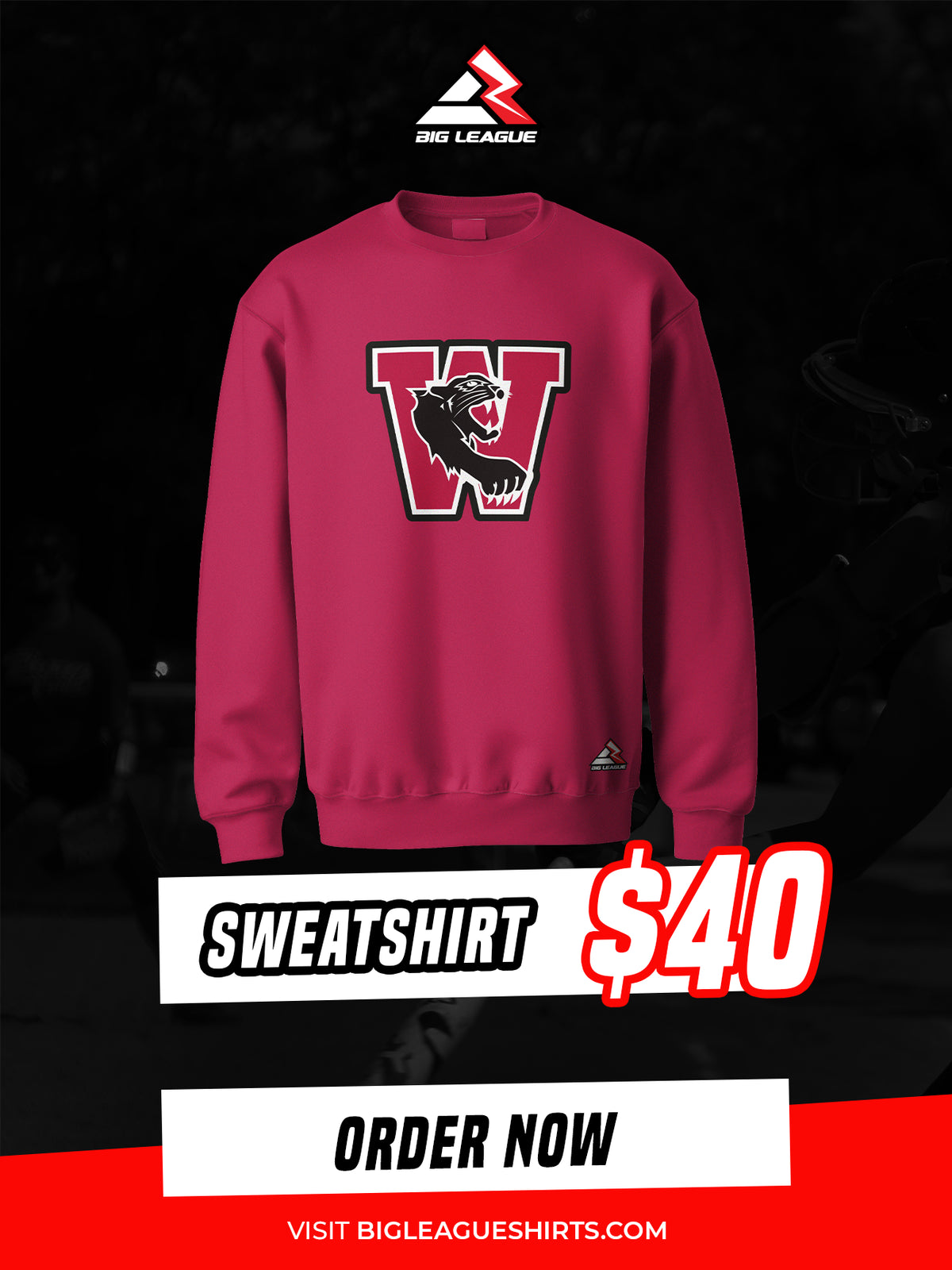SweatShirt / Maroon