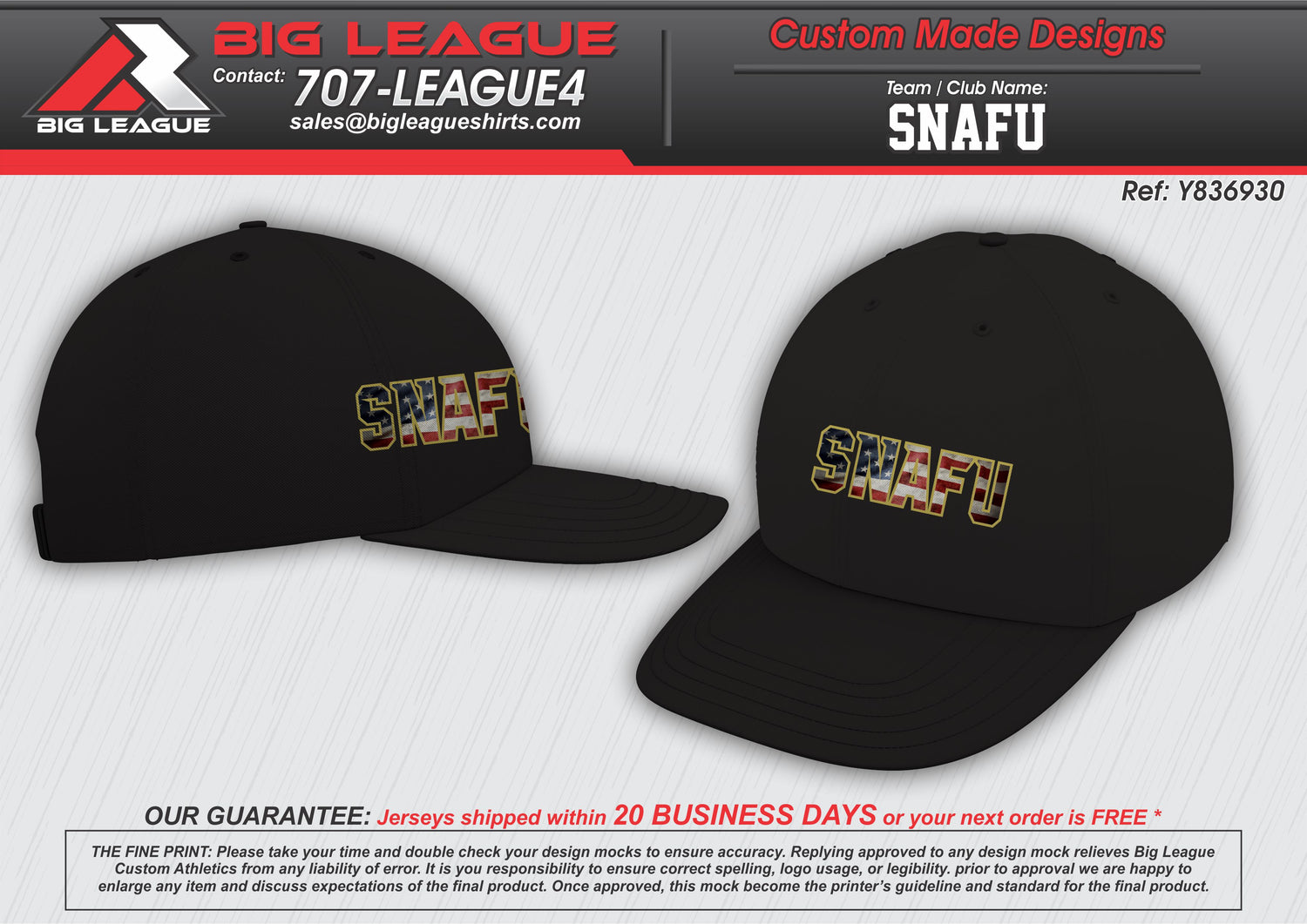 Hat (minimum of 6) / Black