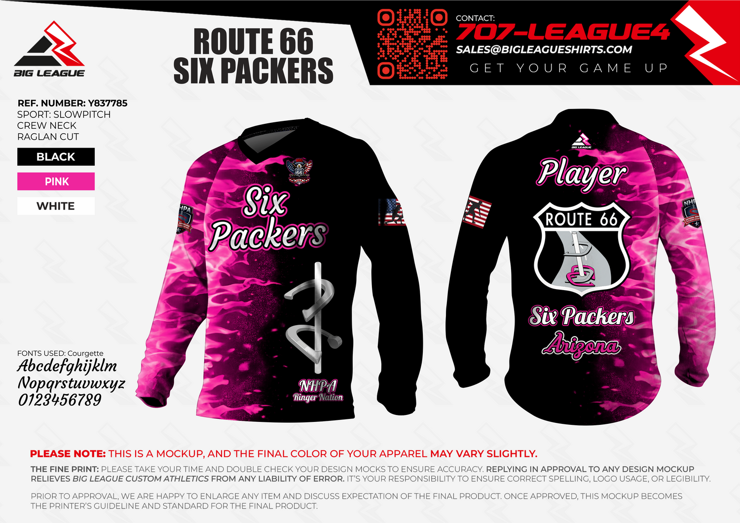 Long Sleeve / Pink Flames