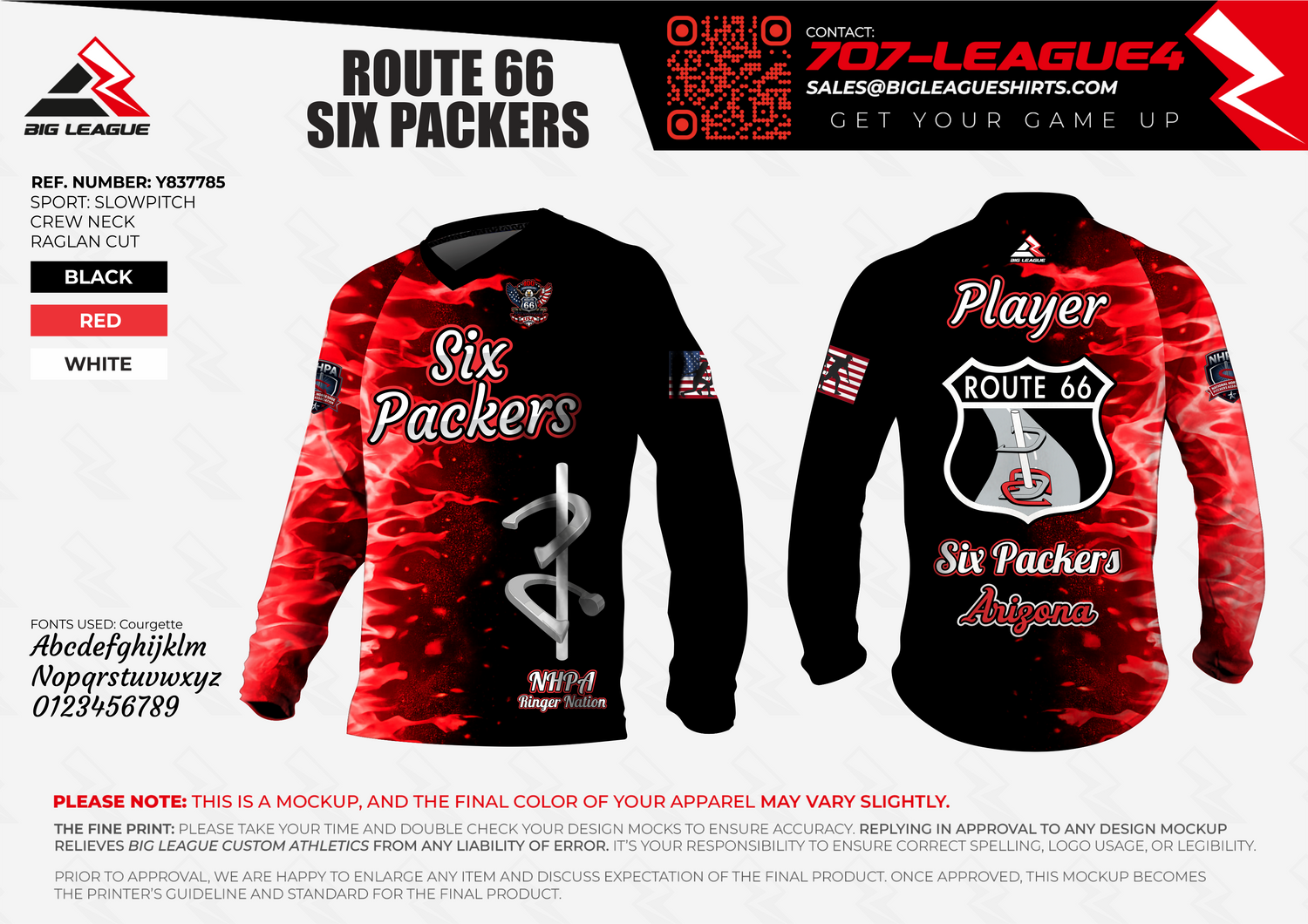 Long Sleeve / Red Flames