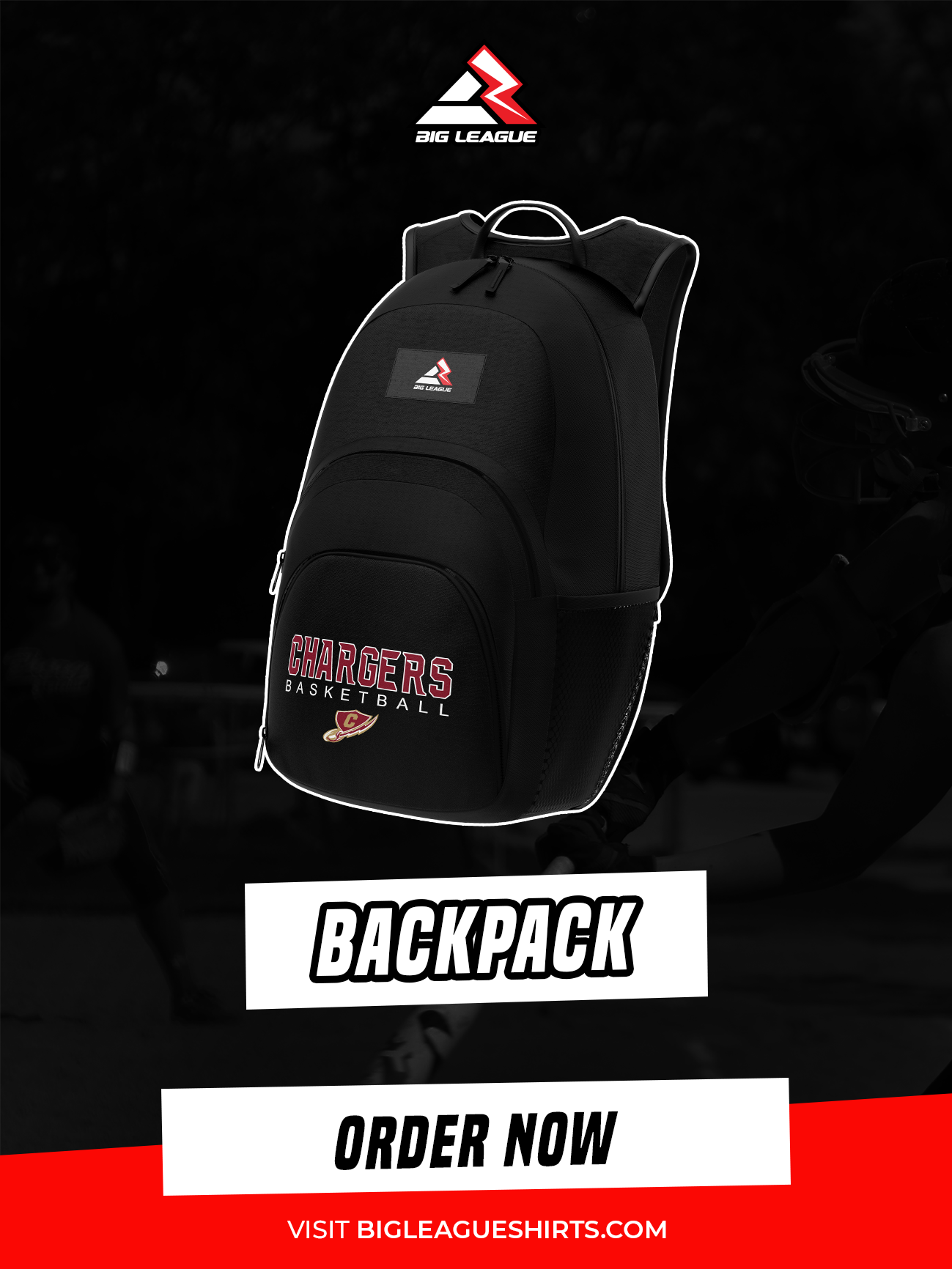 Chargers - BackPack (Minimum of 7) / Black