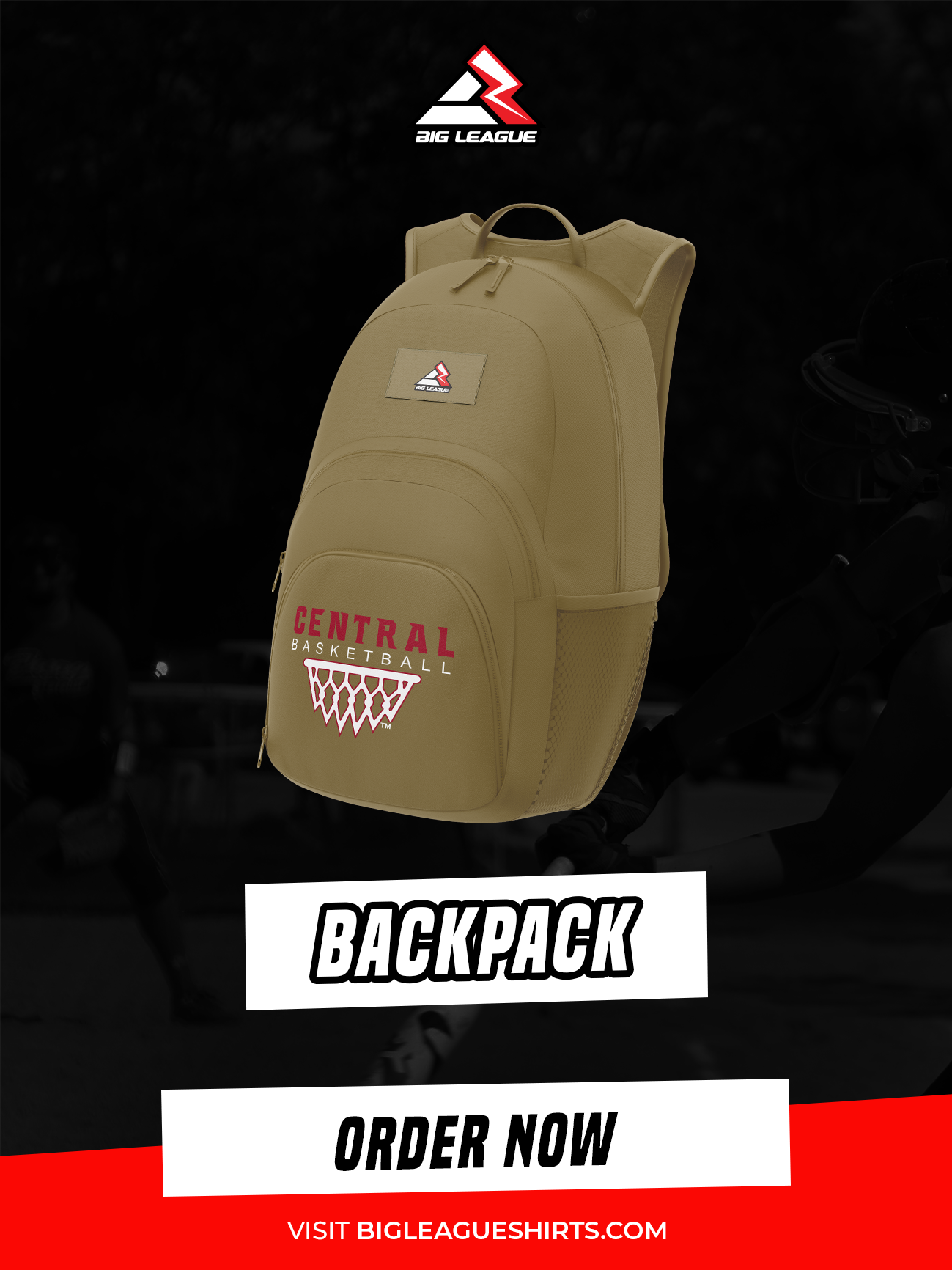Central - BackPack (Minimum of 7) / Gold