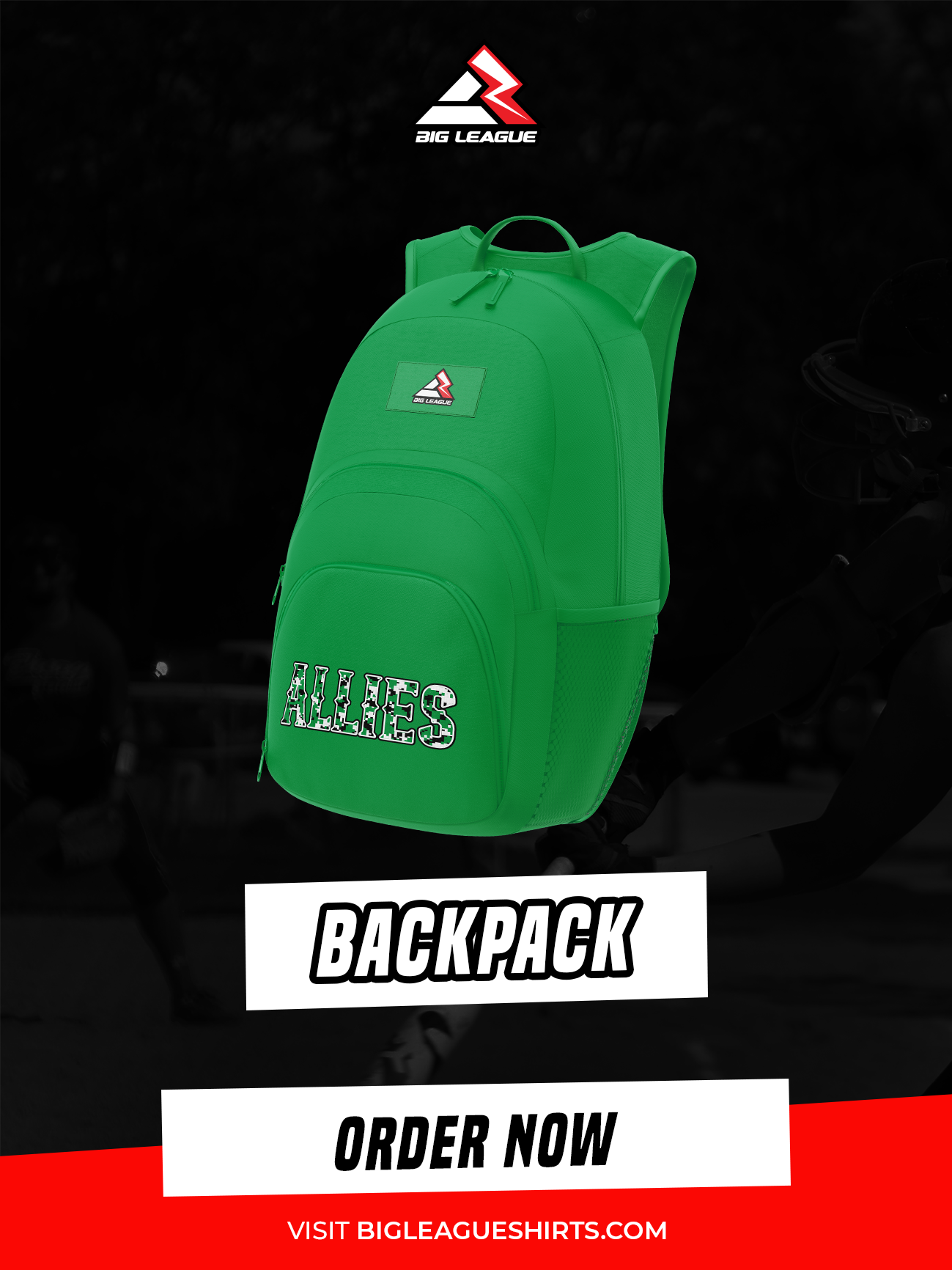 Backpack (Minimum of 7) / Green