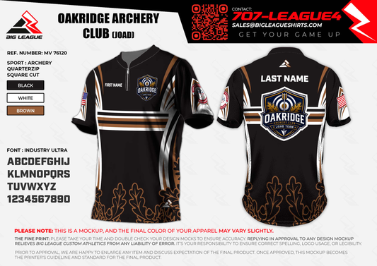Oakridge Archery Club JOAD Team Store