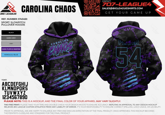 Carolina Chaos Team Store