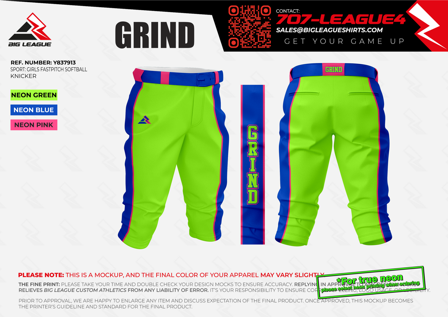 Knicker / Neon Green