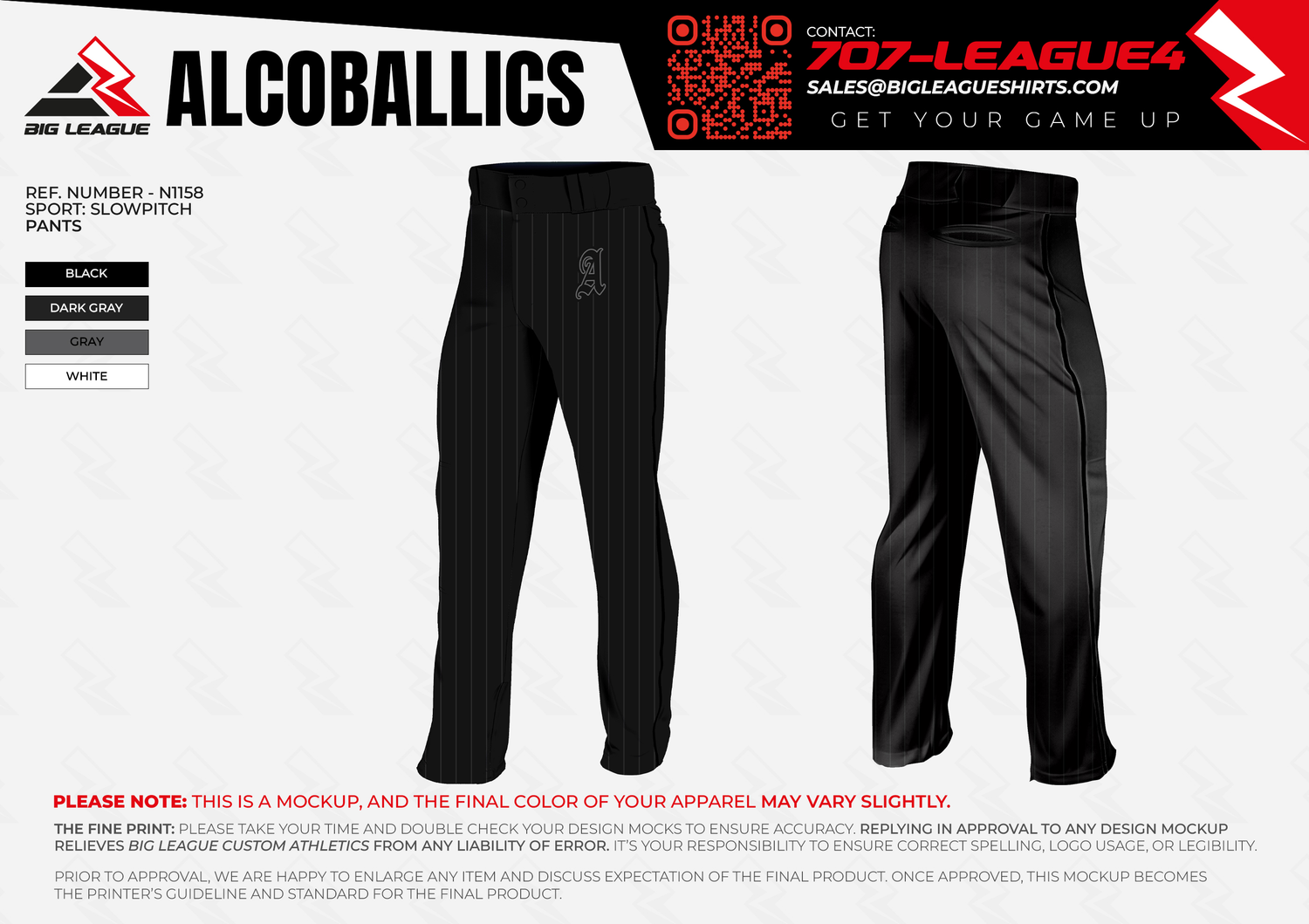 Pants / Dark Grey