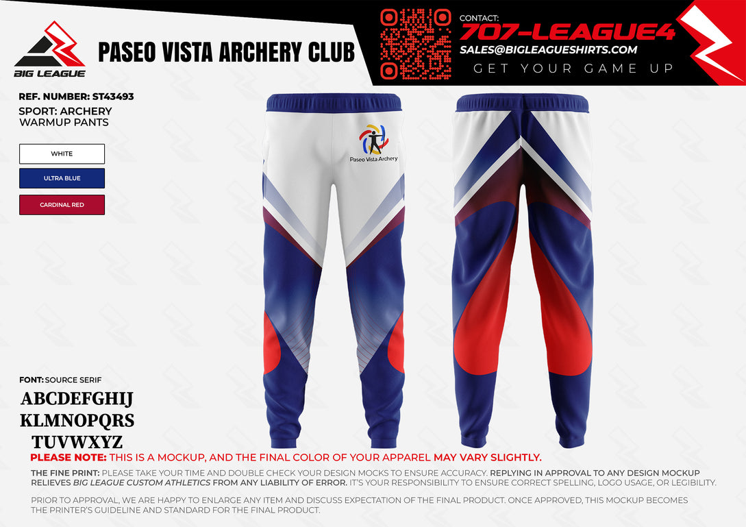 Warmup Pants