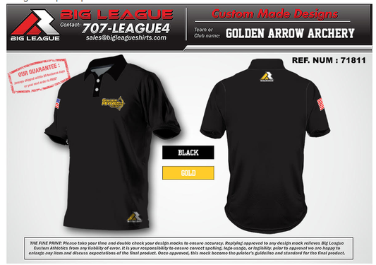 Golden Arrow Archery -- Team Store