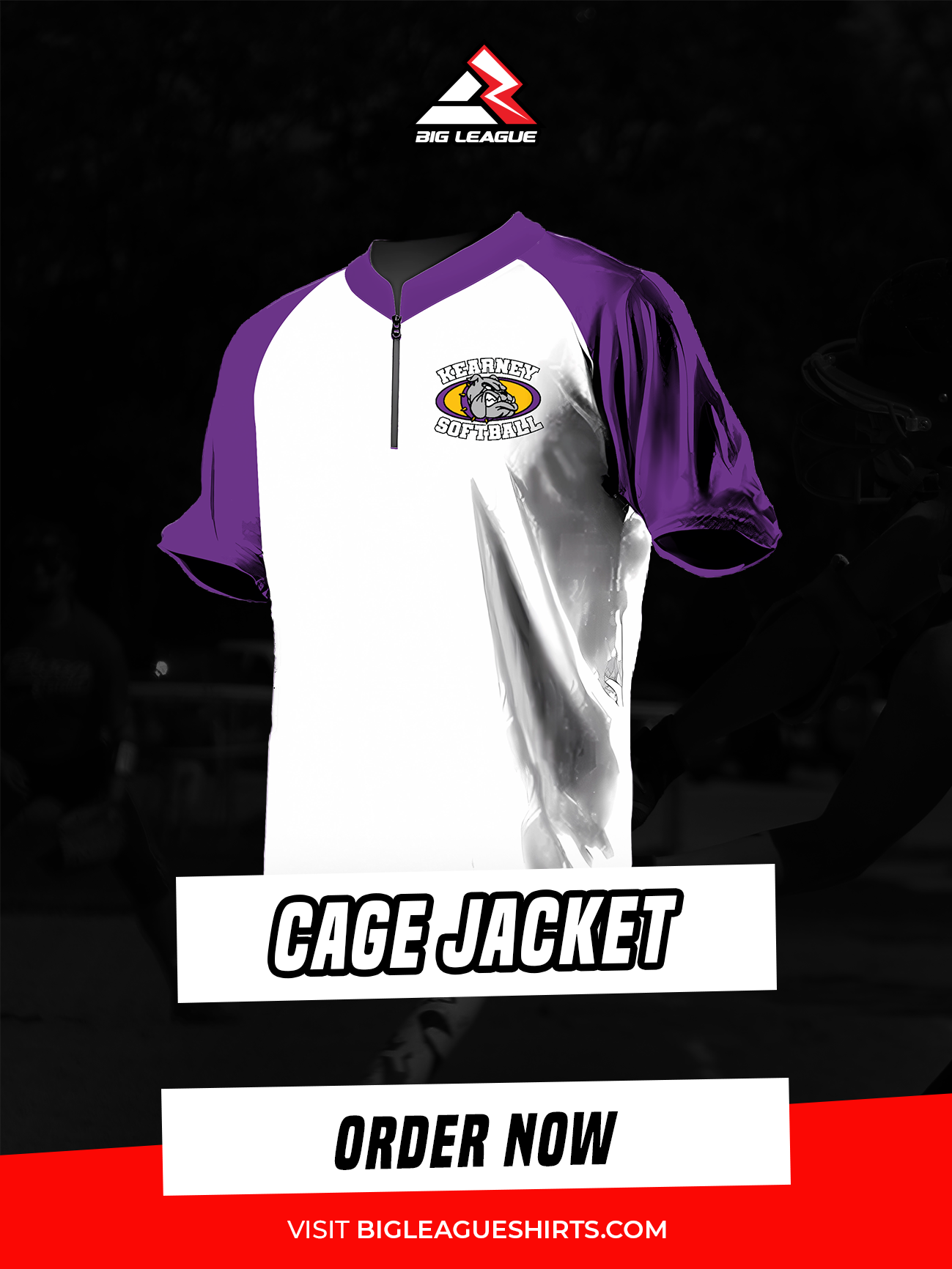Cage jacket / Purple