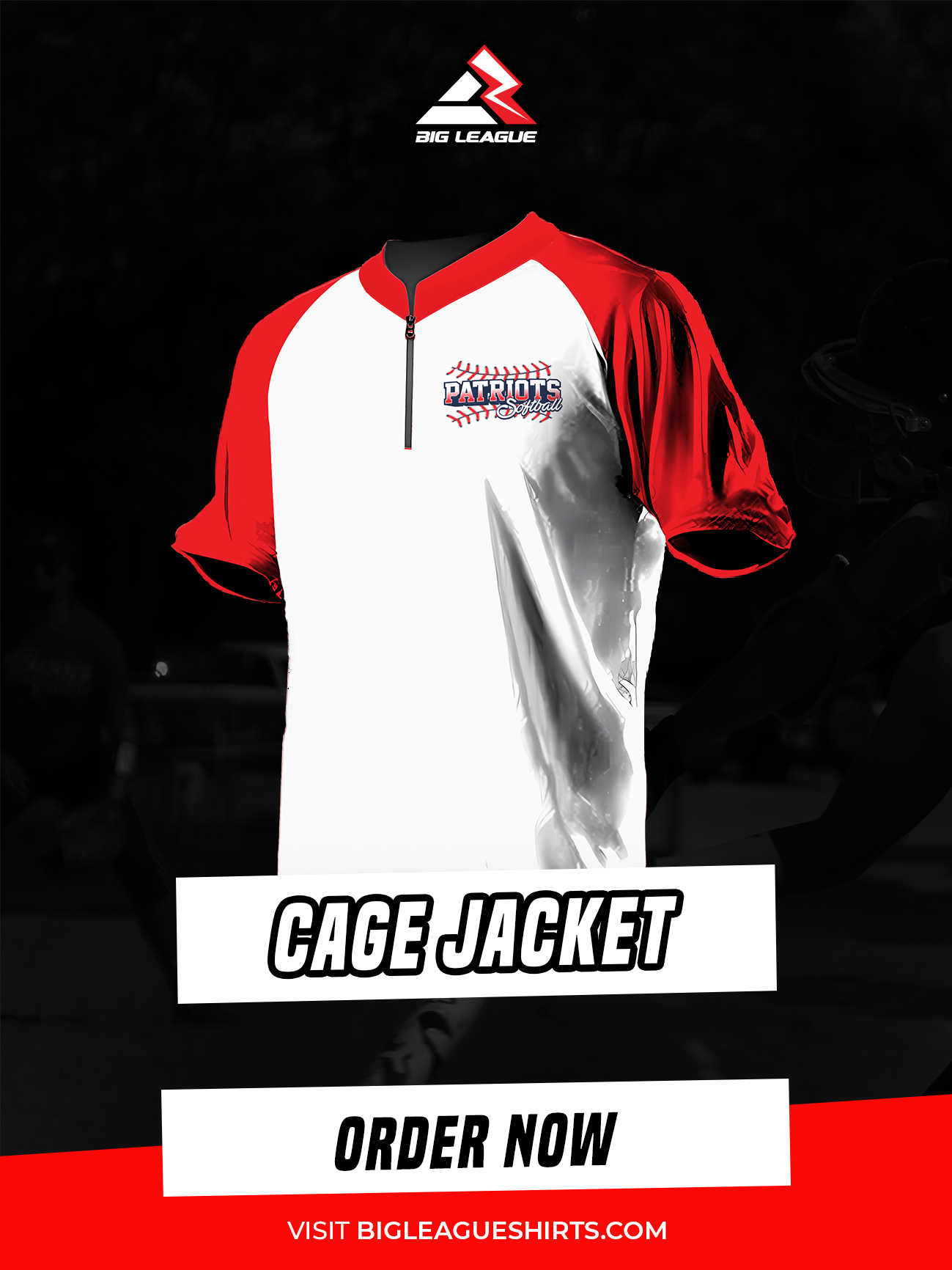 Cage Jacket / Red