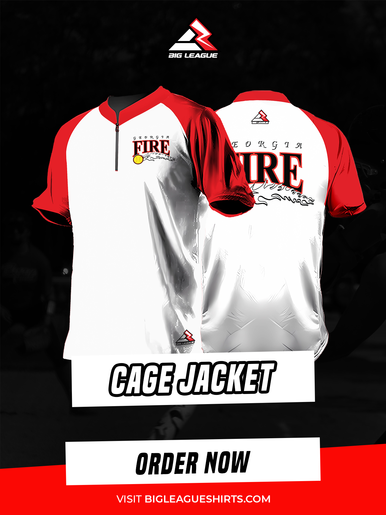 Cage jacket / Red