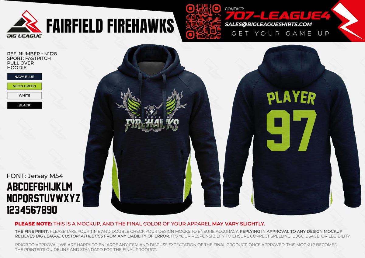 Team Hoodie / Navy Blue