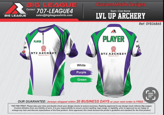 Lvl Up Archery Team Store