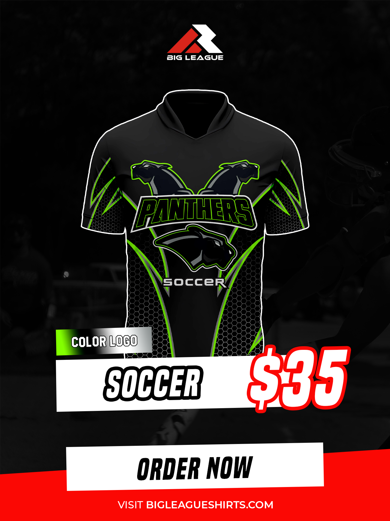 Panthers - Soccer - Black