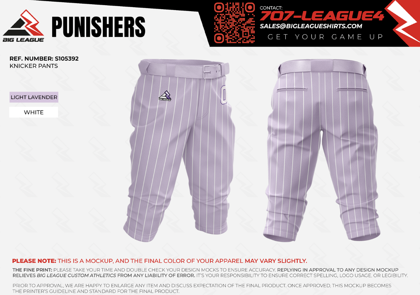 Knicker Pants / Light Lavender