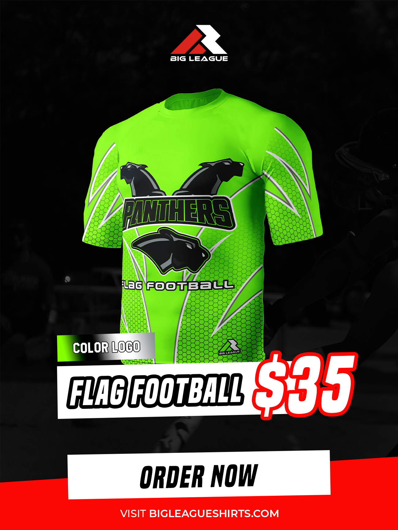 Panthers - Flag Football - Green