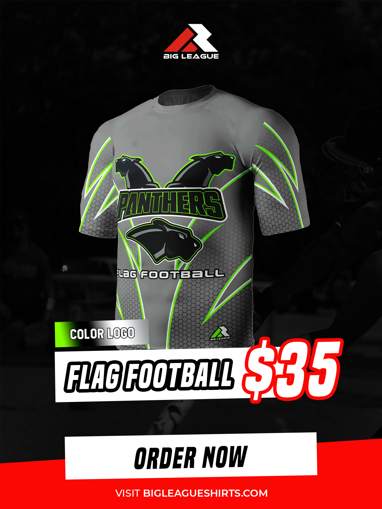 Panthers - Flag Football - Grey