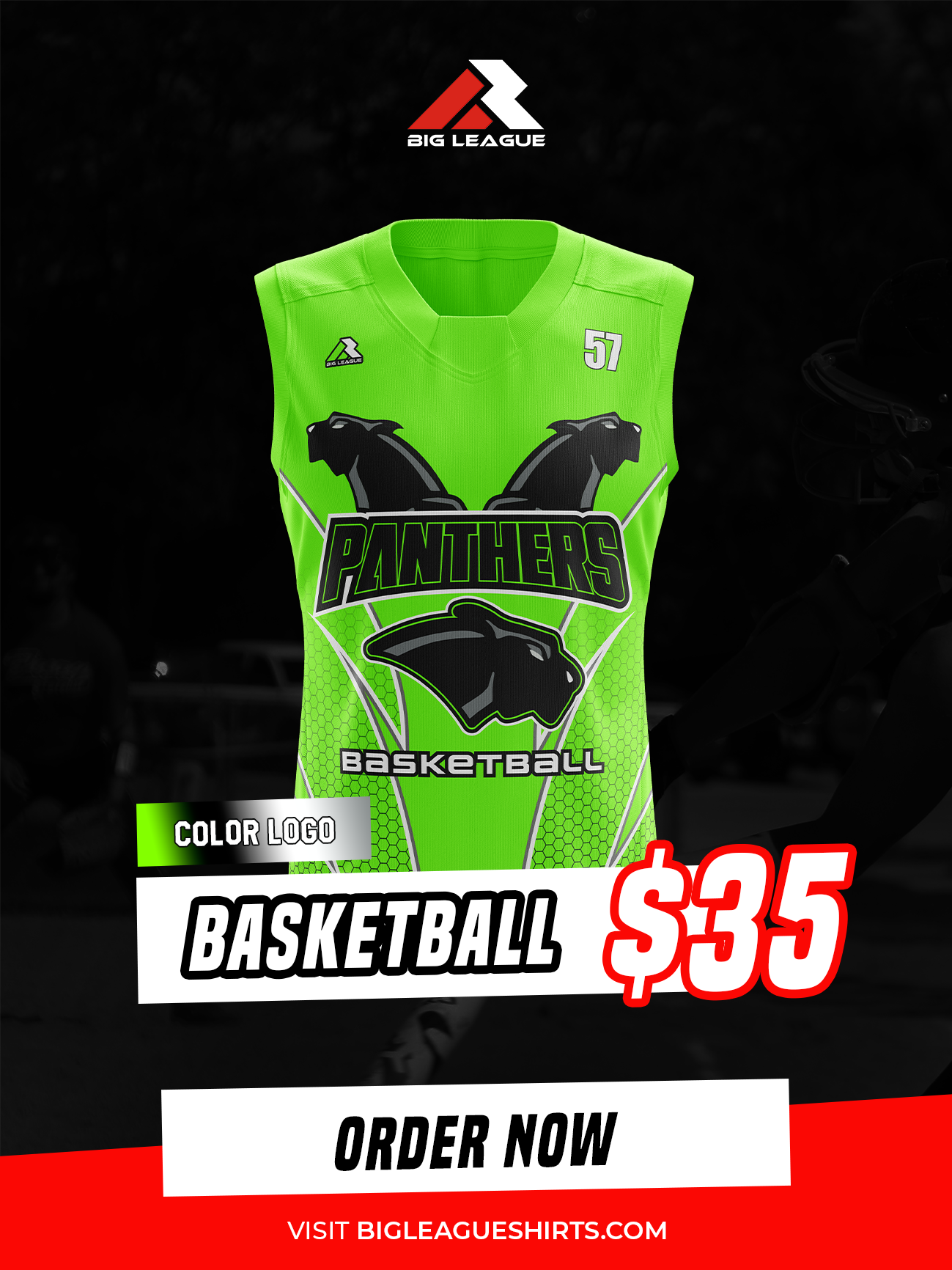 Panthers - Basketball - Green
