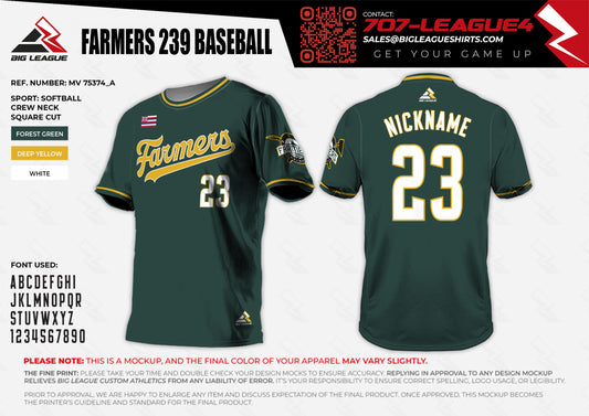Farmers 239 Baseball Team Store
