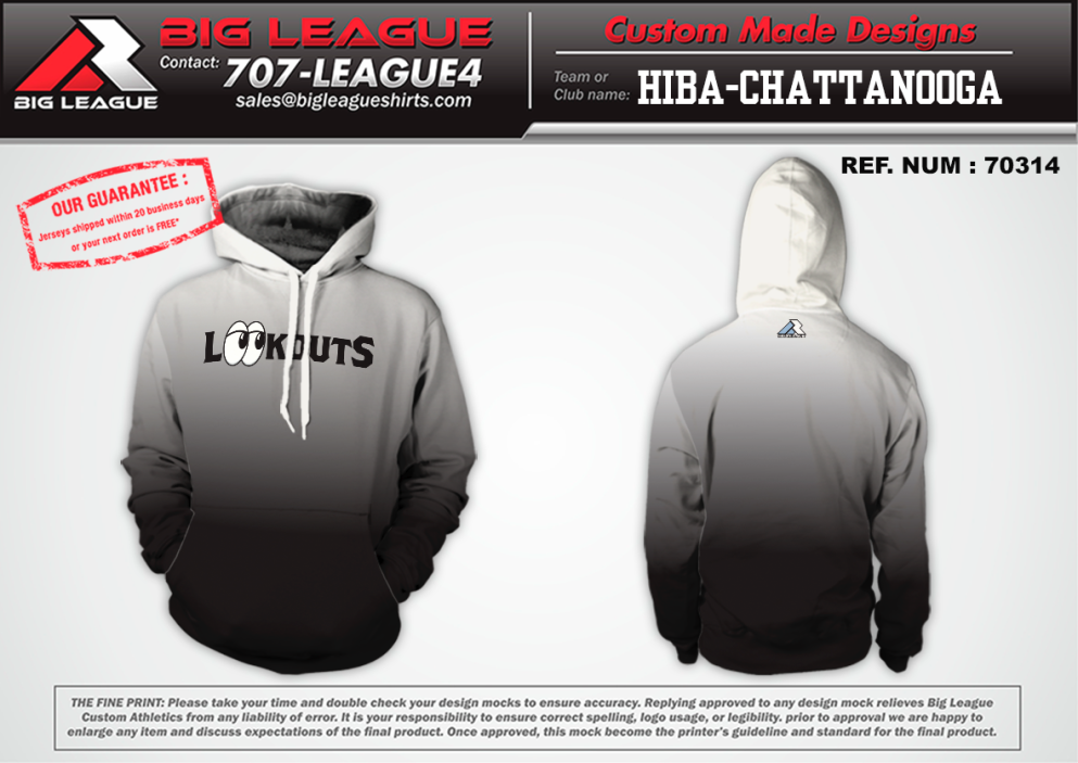Hoodie White / Black gradient