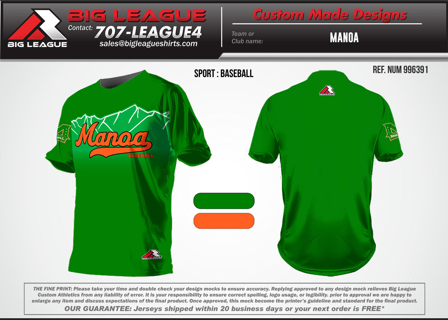 Crew Neck Jersey / Green
