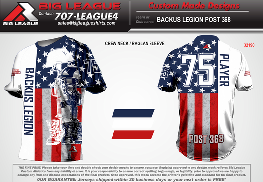 Backus Legion Softball Team Store