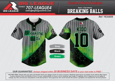 2 Button-Green Black