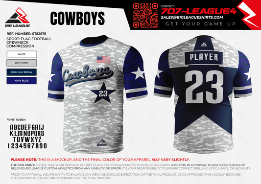 Cowboys Flag Football Team Store