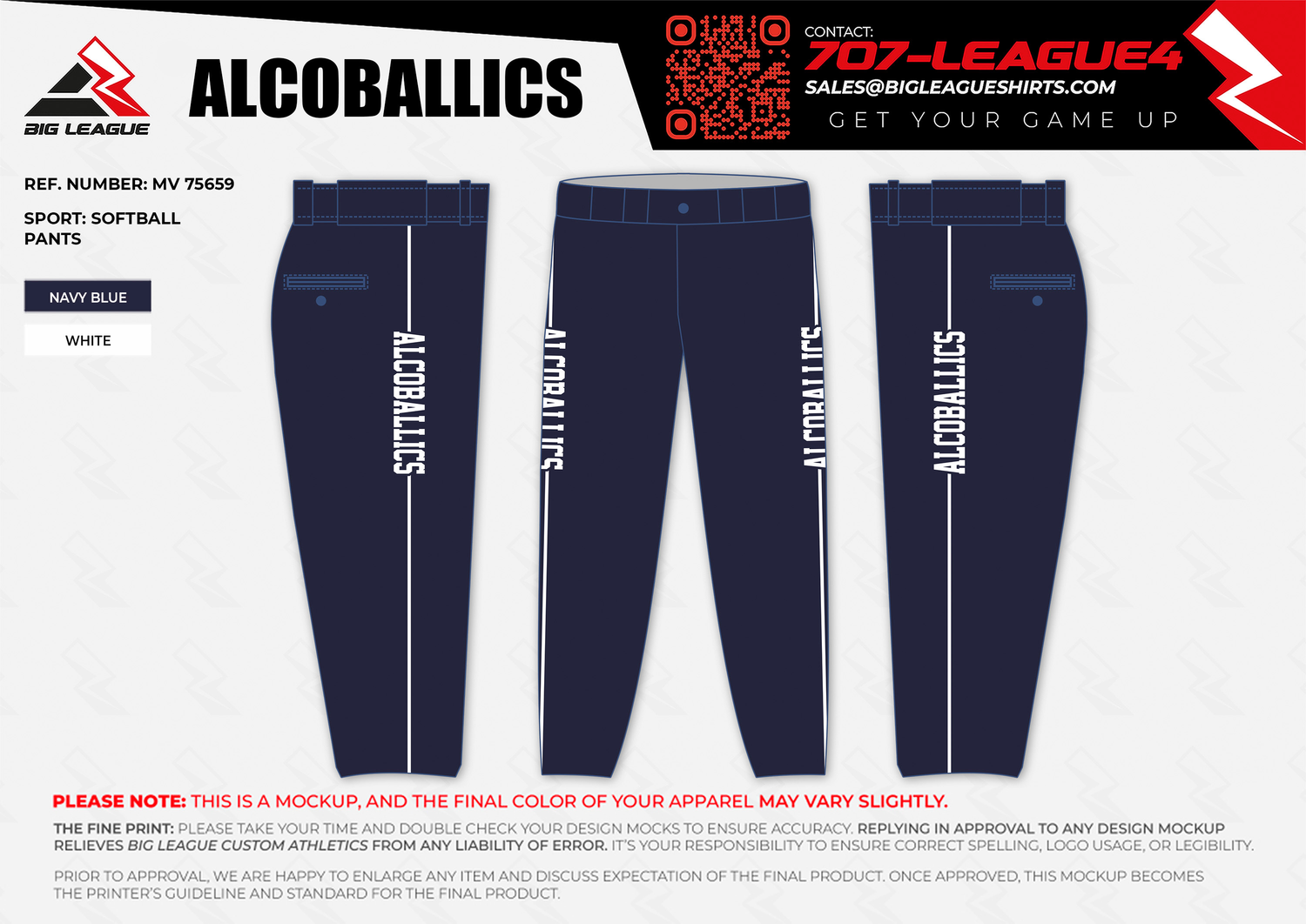 Pants / Navy