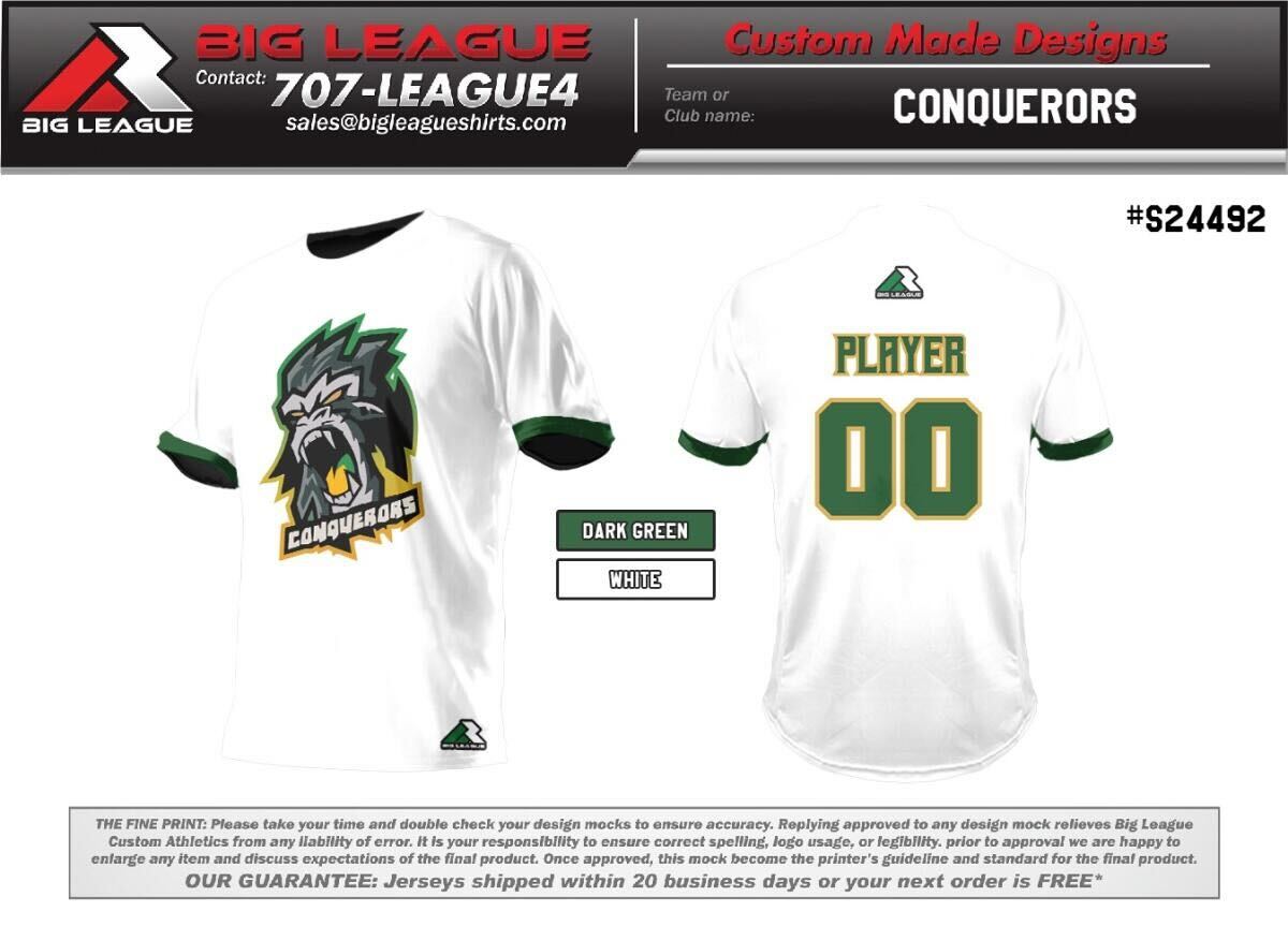 practice uniform/Dark green+White