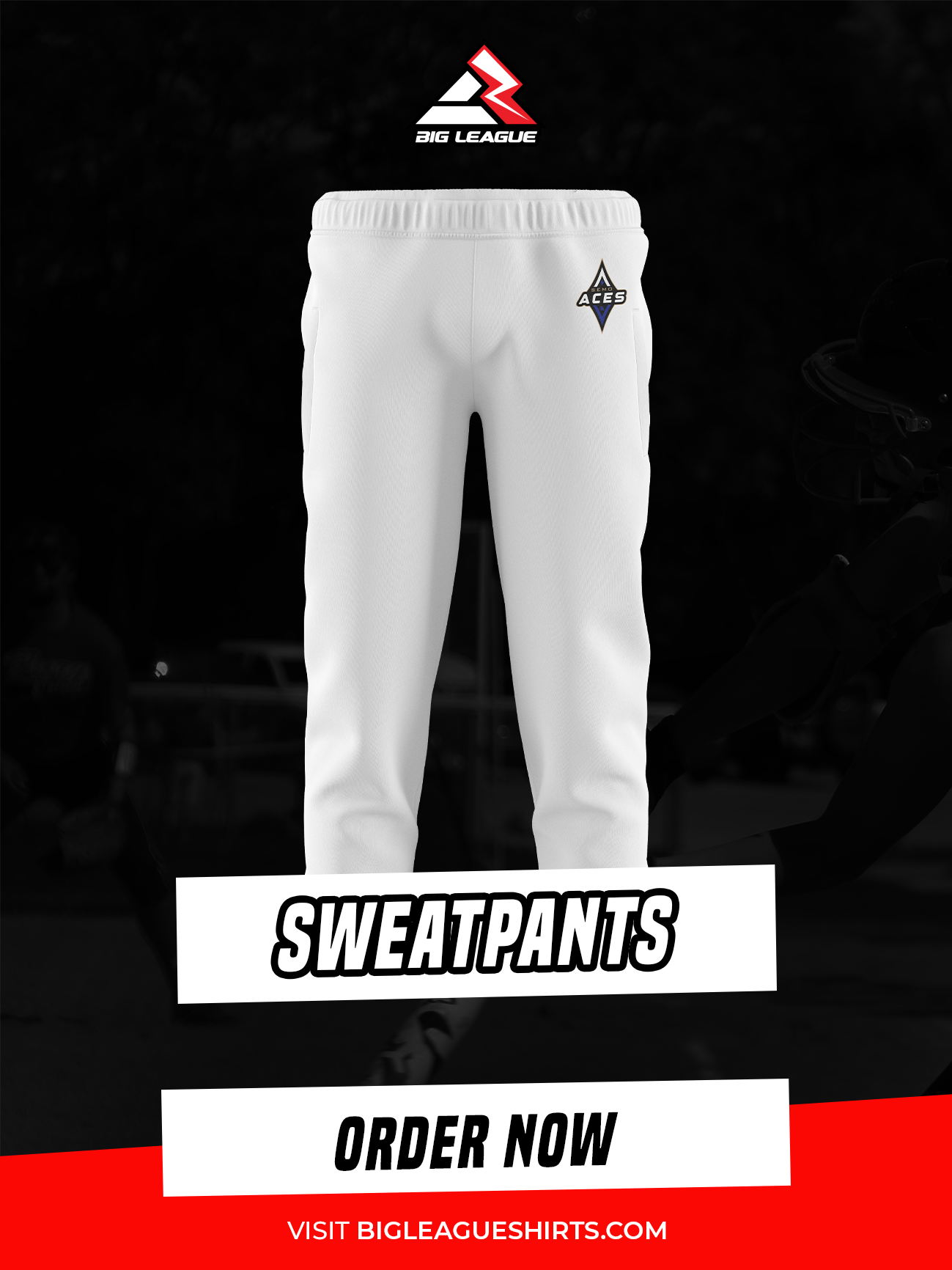 Sweatpants / White