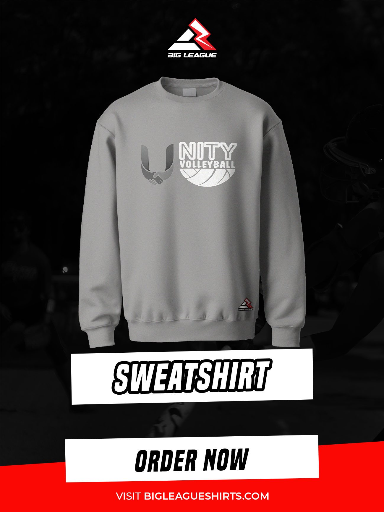 SweatShirt / Charcoal White