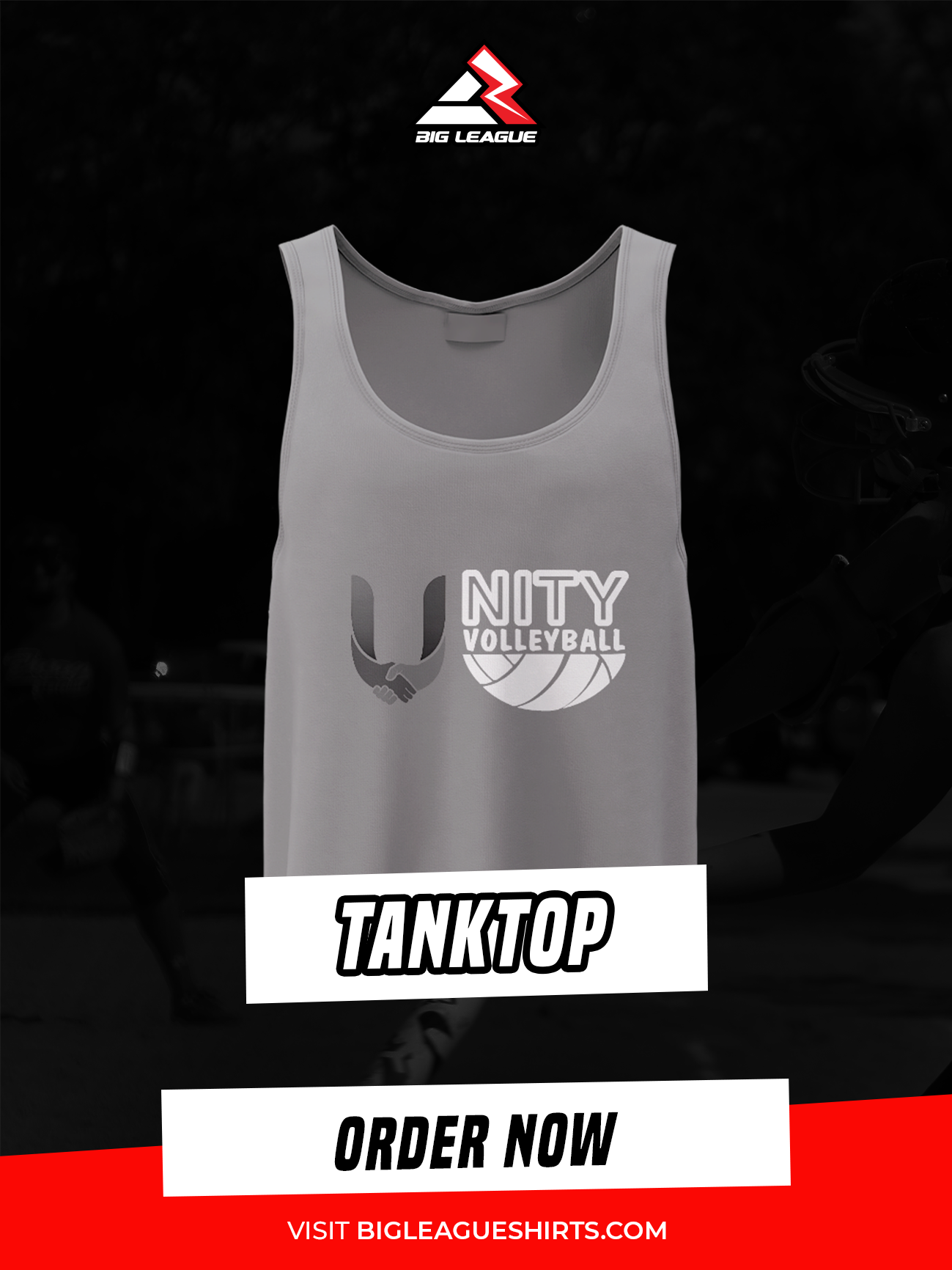 Tank Top / Charcoal White