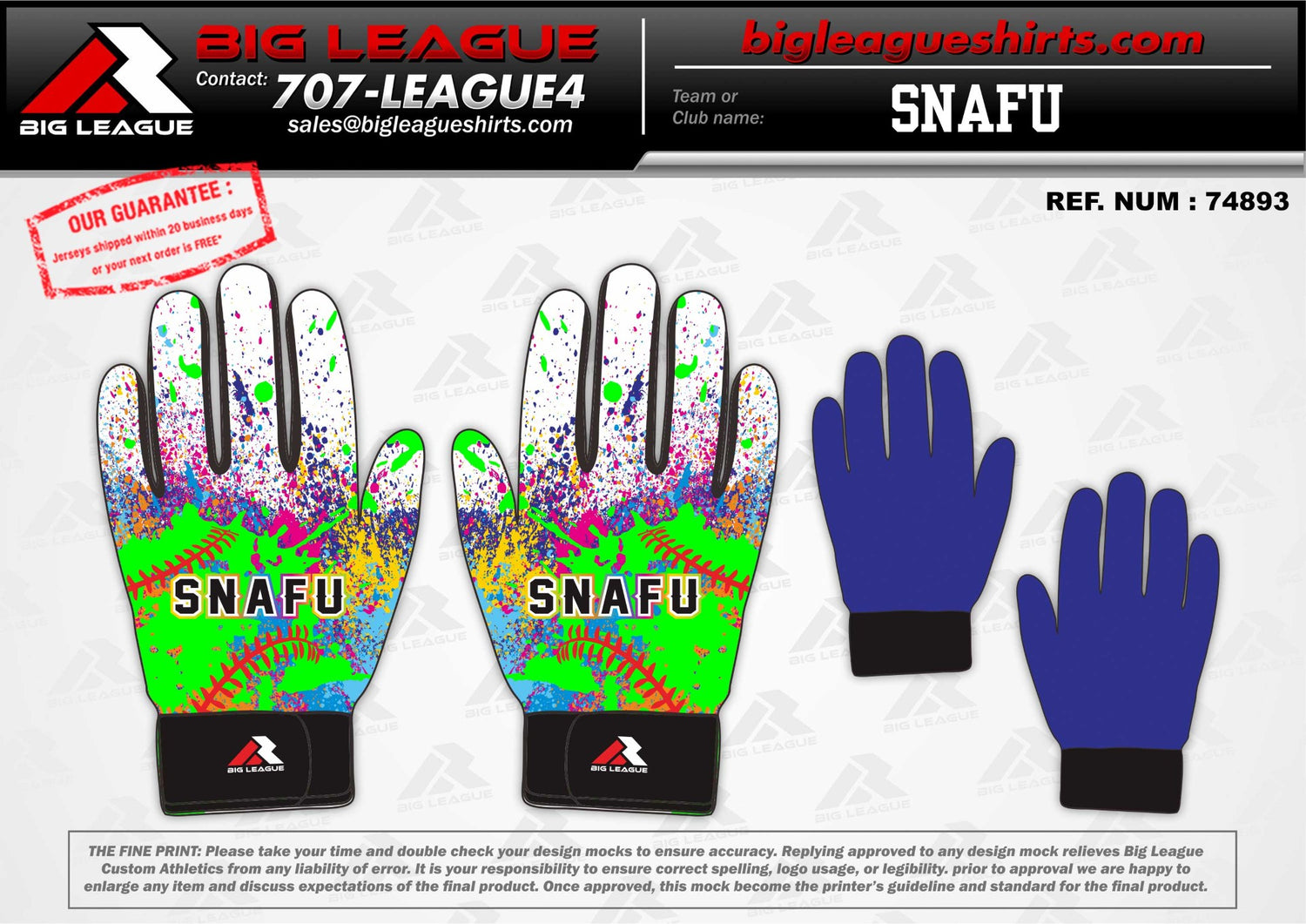 Gloves / White Multicolor