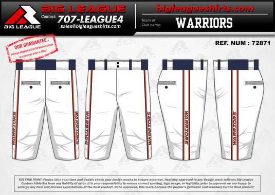 Warriors Baseball Academy Team Store