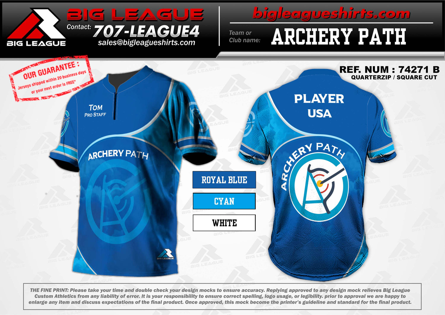 Archery Path - Right Handed 1/4 Zip (B)