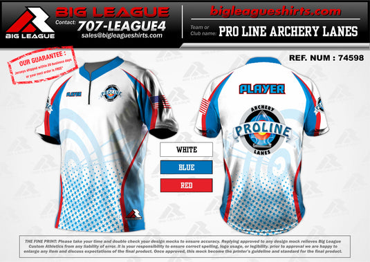 Pro Lines Archery Lanes Team Store